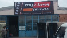 My Class Çelik Kapı Branda Tabela